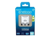 Panasonic eneloop Basic BQ-CC50 - Batterioplader - (for 2xAA/AAA) 2 x AA type - NiMH - 2000 mAh (Europlug)