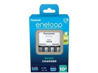 Panasonic eneloop Basic BQ-CC51 - Batterioplader - plastikfri - (for 4xAA/AAA) 4 x AAA - NiMH - 800 mAh (Europlug)