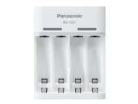 Panasonic eneloop Basic BQ-CC61 - 10t batterioplader - (for 2/4xAA/AAA) 4 x AA type - NiMH - 2100 mAh