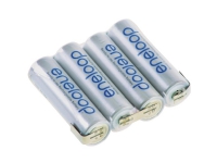 Panasonic eneloop Reihe F1x4 Batteripakke Celletal: 4 Batteristørrelse: R6 (AA) Z-loddefane NiMH 4.8 V 1900 mAh