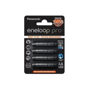 Panasonic eneloop pro BK-3HCCE - Battery 4 x AA type - NiMH - ( rechargeable ) - 2450 mAh