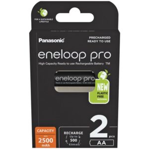 Panasonic eneloop pro BK-3HCDE/2BE battery - 2 x AA type - NiMH