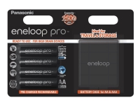 Panasonic eneloop pro BK-3HCDEC4BE - Batteri 4 x AA type - NiMH - (genopladelige) - 2500 mAh