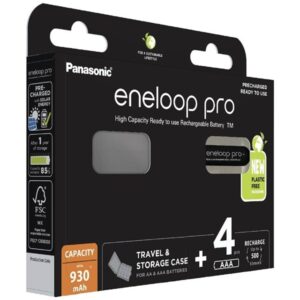 Panasonic eneloop pro BK-4HCDEC4BE battery - 4 x AAA - NiMH