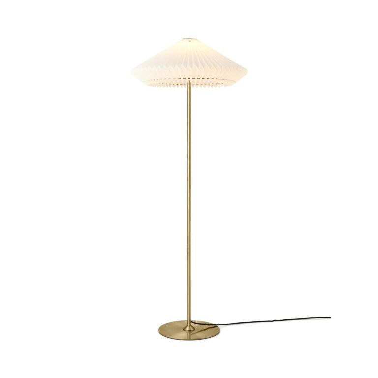 Paris Gulvlampe Ø56 Clean White/Antique