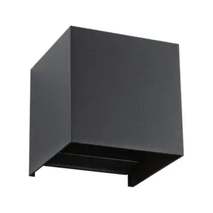 Paulmann - Cybo LED Udendørs Væglampe Smart Home Zigbee IP44 square Anthracite/Aluminium -