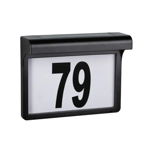 Paulmann - Dayton II Solar LED Udendørs Væglampe w/Numbers IP44 Black