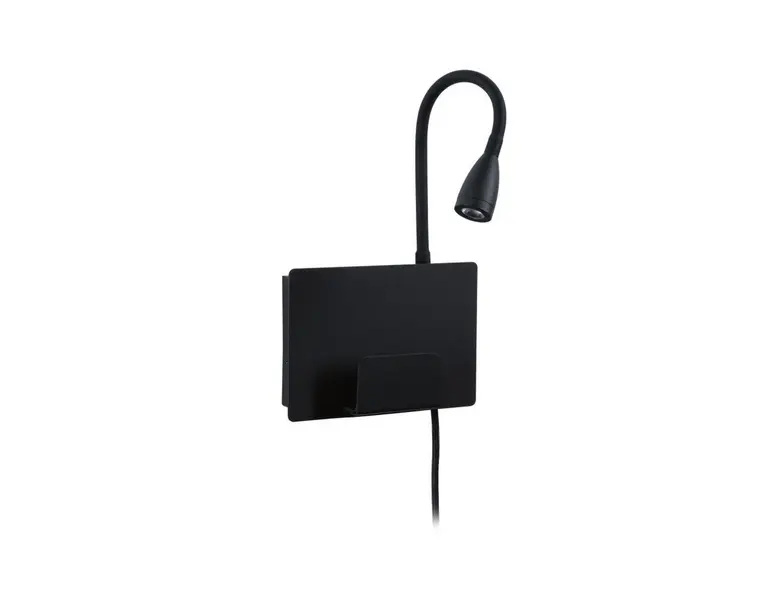Paulmann - Halina LED Væglampe USB C Mat Sort