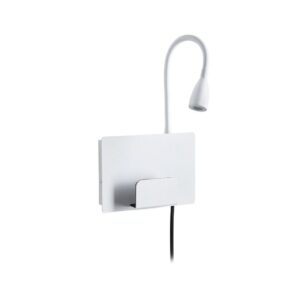 Paulmann - Halina LED Væglampe USB C Matt White Paulmann