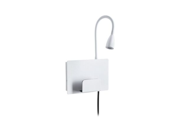 Paulmann - Halina LED Væglampe USB C Matt White Paulmann