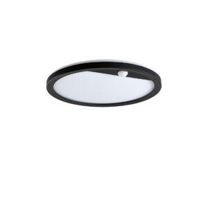 Paulmann - Lamina Udendørs Væg-/Loftlampe w/Sensor Round SWR Black