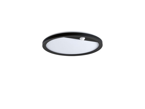 Paulmann - Lamina Udendørs Væg-/Loftlampe w/Sensor Round SWR Black