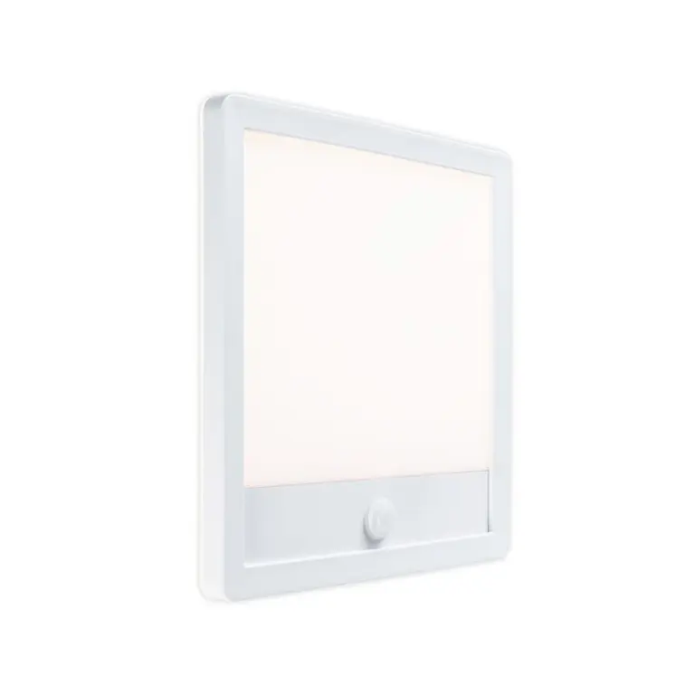 Paulmann - Lamina udendørs LED-væglampe, hvid, IP44, sensor