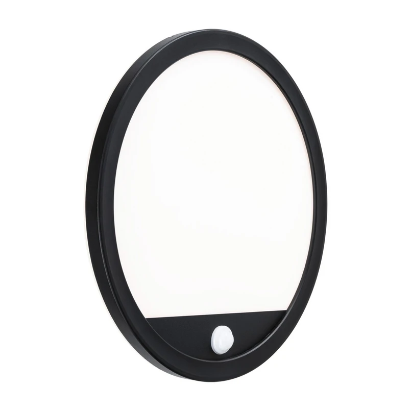 Paulmann - Lamina udendørs LED-væglampe, sort, sensor, IP44