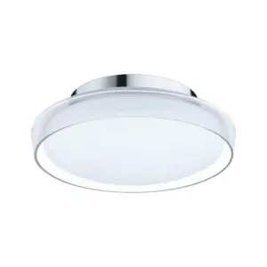 Paulmann - Luena LED Loftlampe IP44 3000K 600lm Krom/Klar -