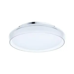 Paulmann - Luena LED Loftlampe IP44 3000K 860lm Krom/Klar