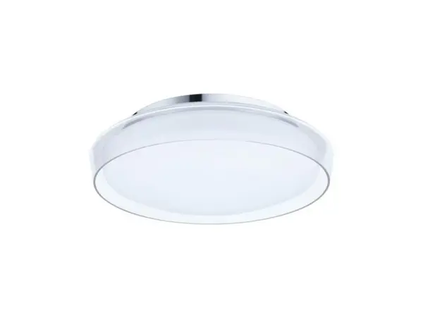 Paulmann - Luena LED Loftlampe IP44 3000K 860lm Krom/Klar