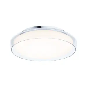 Paulmann - Luena LED-loftlampe, IP44, krom, Ø 35 cm