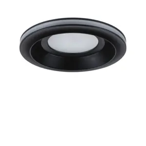 Paulmann - Sormus Recessed Loftlampe 3 stk. Rund IP65 Sort