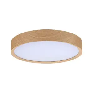 Paulmann - Tega LED Loftlampe IP44 Hvid/Træ