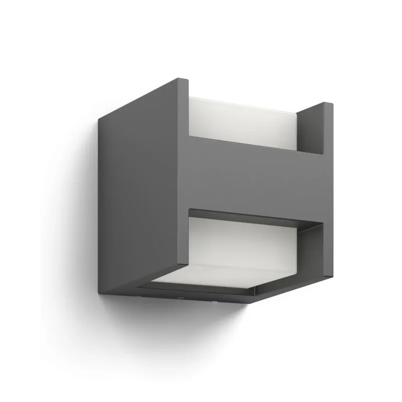 Philips Arbour LED Udendørs Væglanterne Antracit 2x4,5W