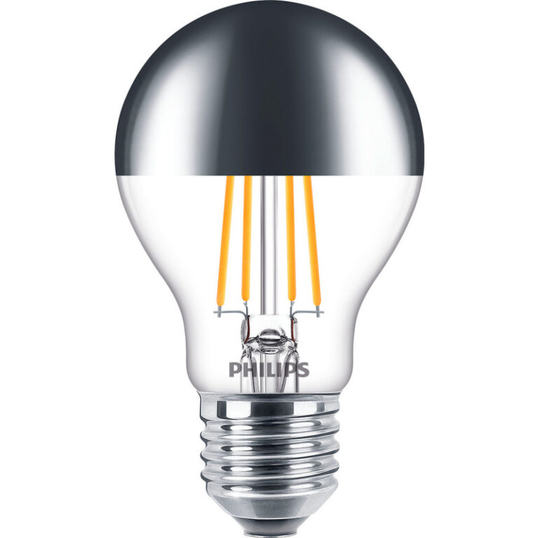 Philips Classic E27 standardpære med topforsejling, 2700K, 7W