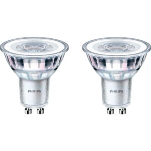 Philips Classic GU10 spotpære, 2700K, 3,5W, 2-pak