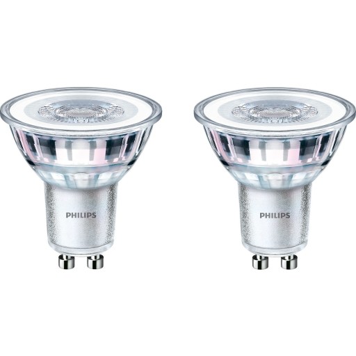Philips Classic GU10 spotpære, 2700K, 3,5W, 2-pak