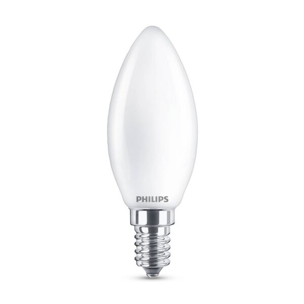 Philips Classic LED-pære E14 B35 6,5W 2.700K, mat