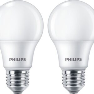 Philips CorePro LED E27 standardpære - 8W/2-pak