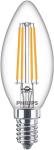 Philips Corepro LED Kerte E14, 6,5w/827 - Varm hvid, (806 lumen), , ikke dæmpbar, filament (=60w)