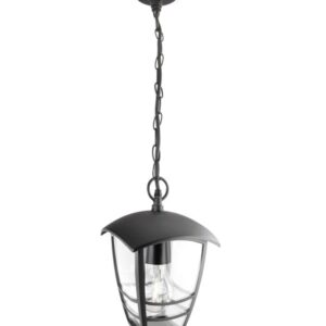 Philips Creek udendørs loftlampe, sort