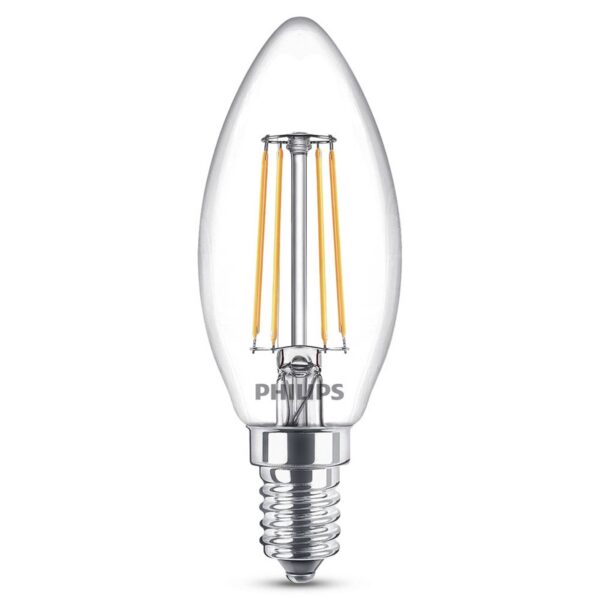 Philips E14 LED-kertepære 4,3 W varmhvid, filament