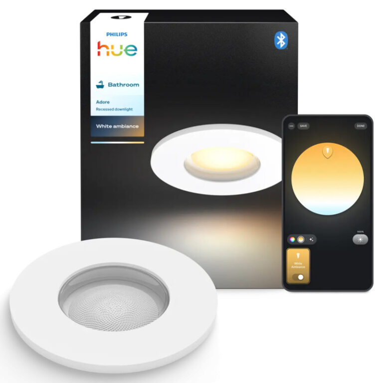 Philips Hue Adore White Ambiance LED Indbygningsspot til Bad Hvid 4,2W 1-pak