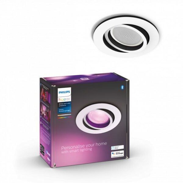 Philips Hue Centura Hue recessed R. Hvid 1x5.7W - 929003047501