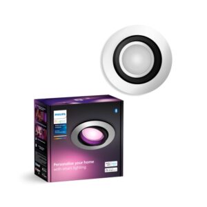 Philips Hue Centura Hue recessed R. aluminium 1x4.2W - Spot - White Color Ambience