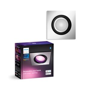 Philips Hue Centura Hue recessed S. aluminium 1x4.2W - Spot - White Color Ambience