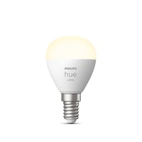 Philips Hue E14 LED-pre, krone, White, Zigbee + Bluetooth (1 stk)