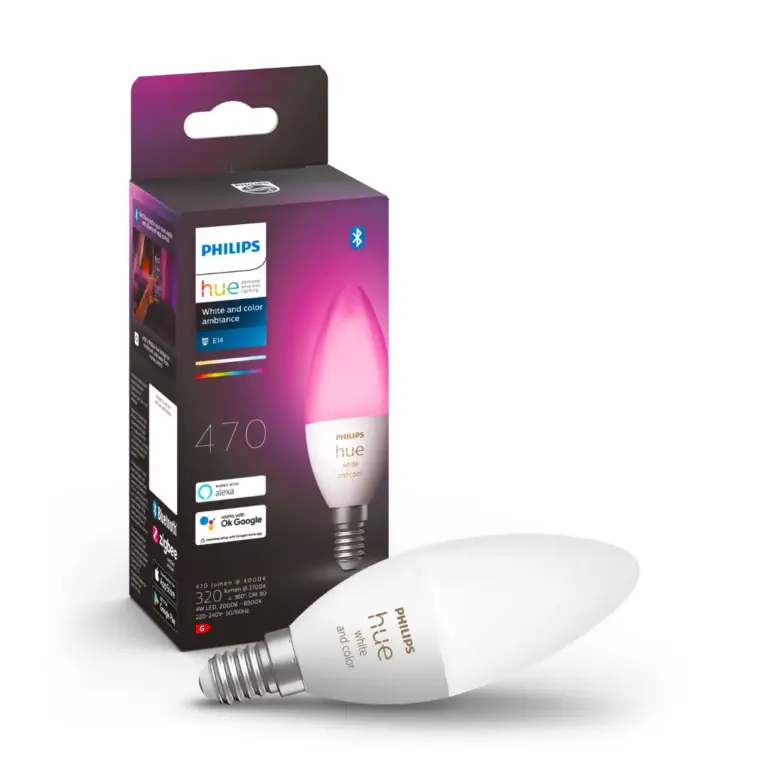 Philips Hue E14 - White & Color Ambiance - Kerte - 470lm - 5,3W