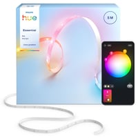 Philips Hue Essential LED Lightstrip, Gradiant Color & White Ambiance, Zigbee + Bluetooth, 5 meter