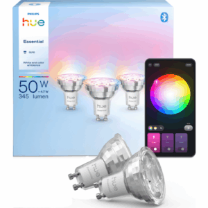 Philips Hue Essential White Color Ambiance GU10 spotpærer, 2-pak