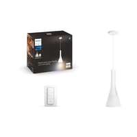 Philips Hue Explore pendel/loftlampe inkl. Dimmer switch, White Ambiance, 8,5W, 806lm, hvid, Zigbee + Bluetooth (1 stk)