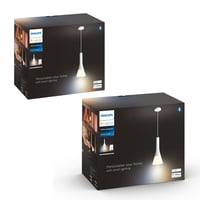 Philips Hue Explore pendel/loftlampe inkl. Dimmer switch, White Ambiance, 8,5W, 806lm, hvid, Zigbee + Bluetooth 2-pak