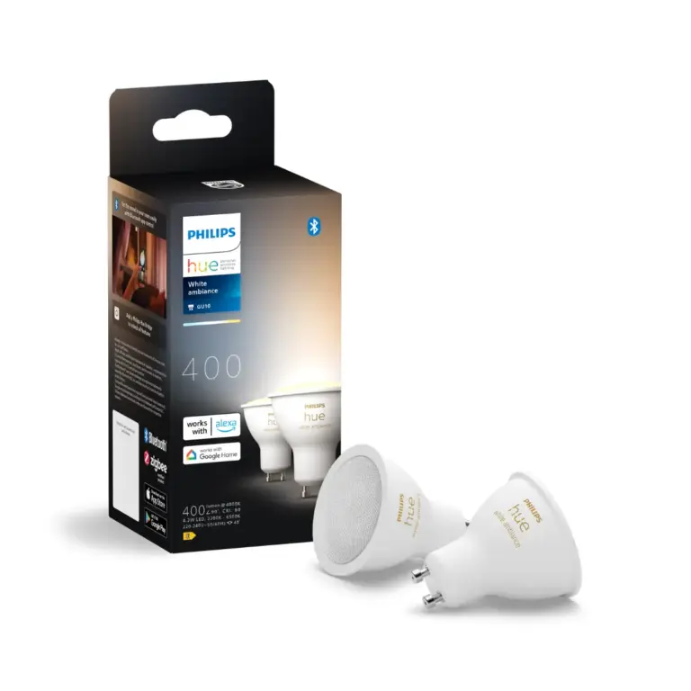 Philips Hue GU10 - 2-pak - White Ambiance - 400lm - 4,2W