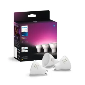 Philips Hue GU10 - 3-pak - White & Color Ambiance - 400lm - 4,2W