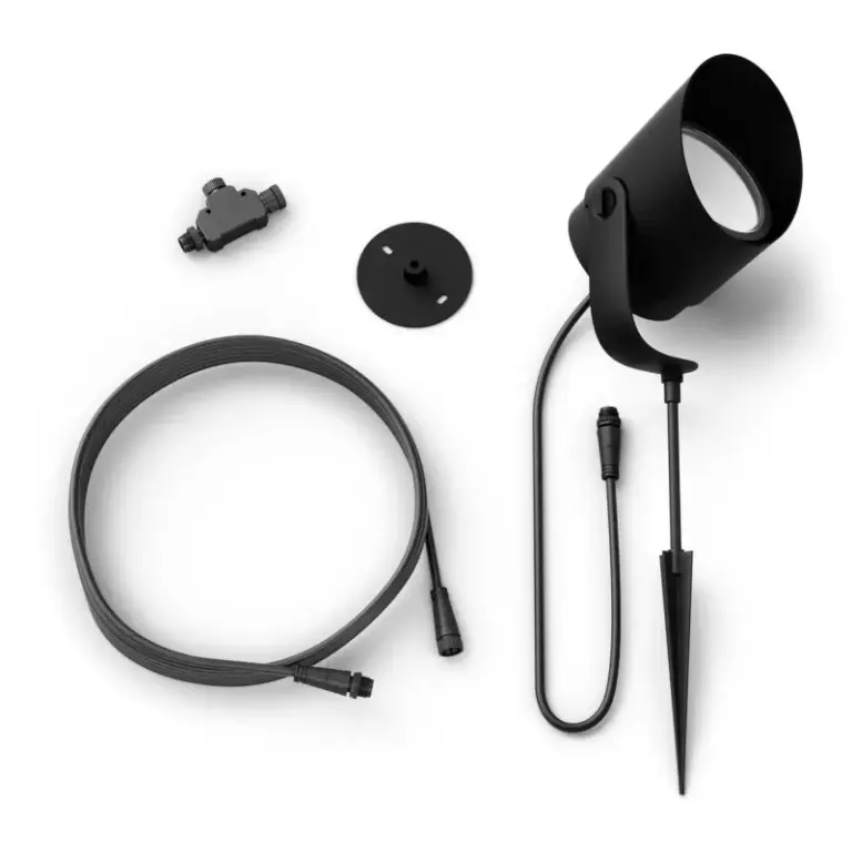 Philips Hue Lily XL Sort Udendørs spot