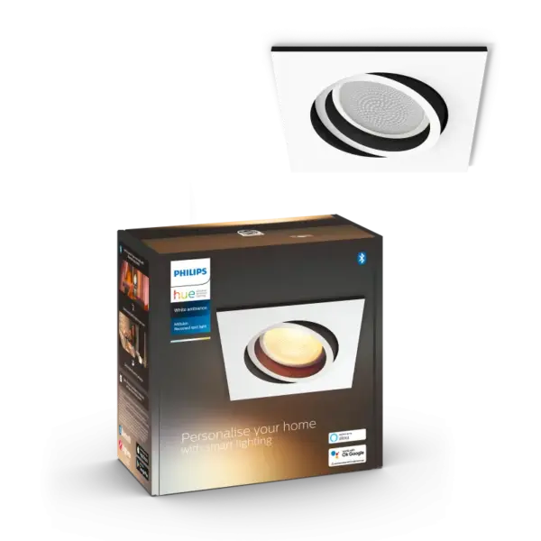 Philips Hue Milliskin Hue recessed S. Hvid 1x5W - 929003047301