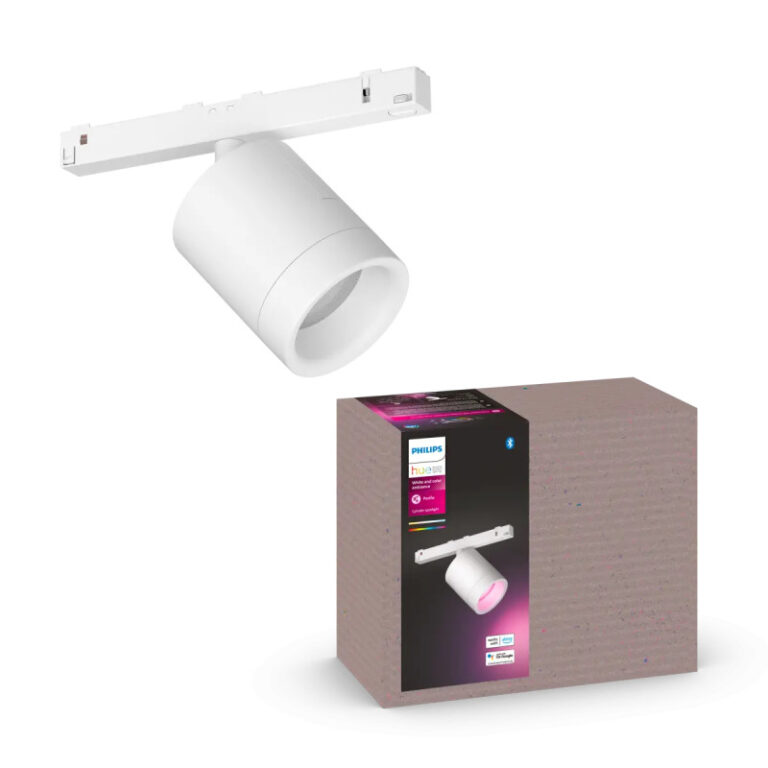 Philips Hue Perifo White and Color Ambiance Cylinder Spotlight Hvid