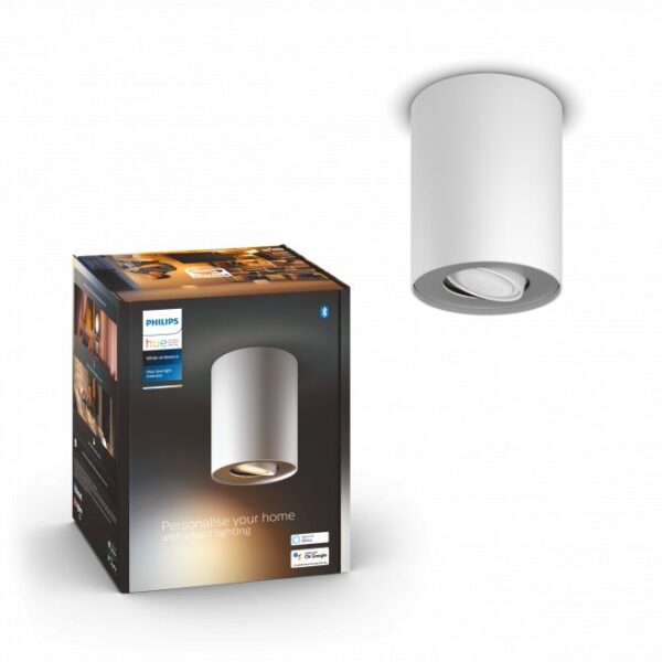 Philips Hue Pillar Hue ext. spot single spot Hvid 1 - 929003046801