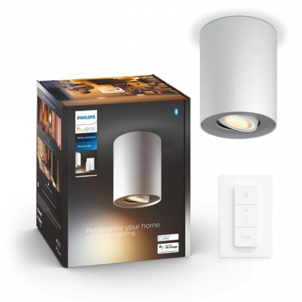 Philips Hue Pillar Hue single spot Hvid 1x5W 230V - 929003046701